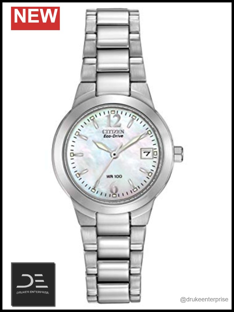 EcoDrive Stainless Steel Analog Wrist Watch 26mm
